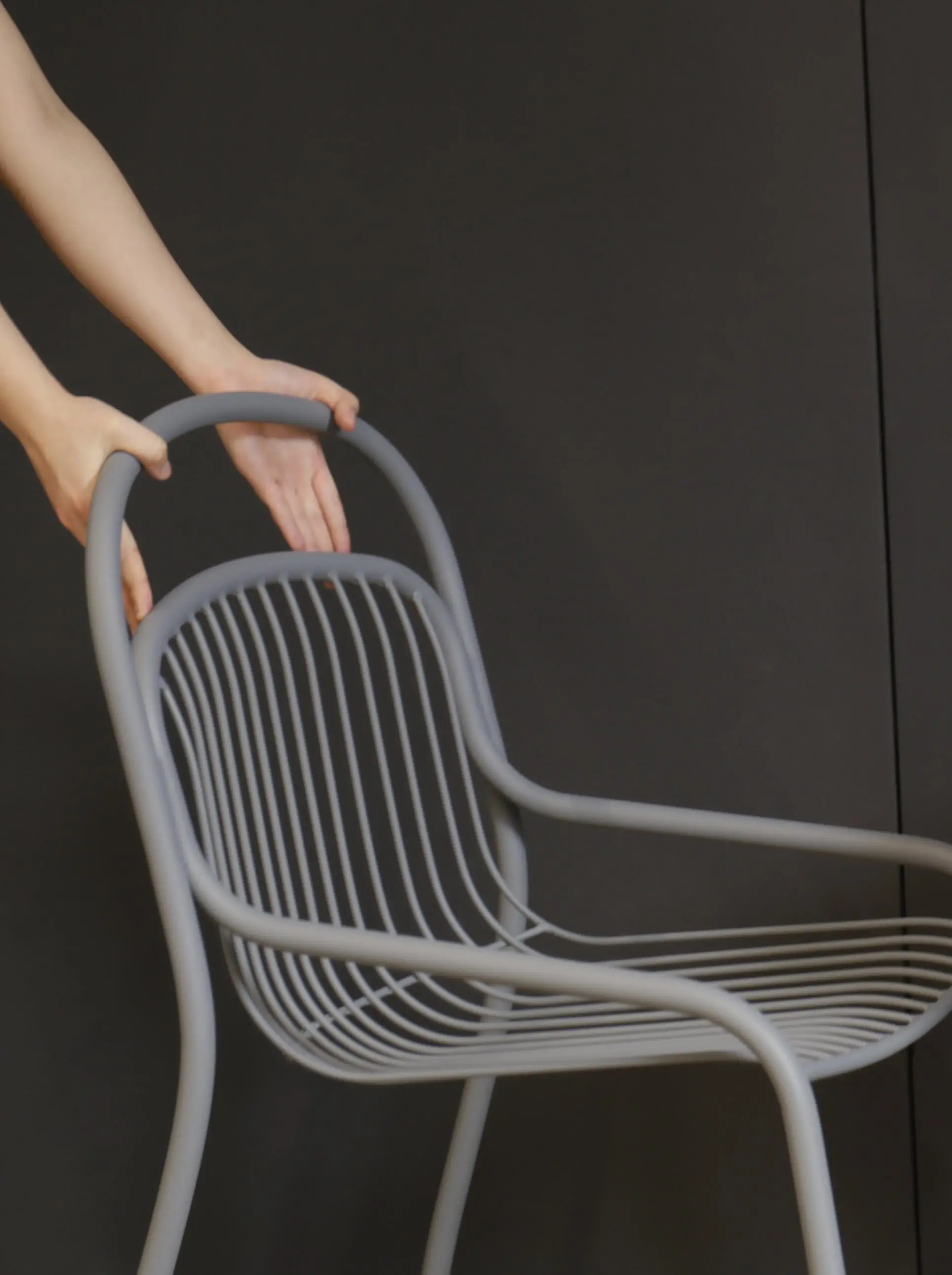 Modern High-End Metal Chairs Lightweight Design for Outdoor Terraces Villas Cafes Parks Halls & Living Room Courtyard