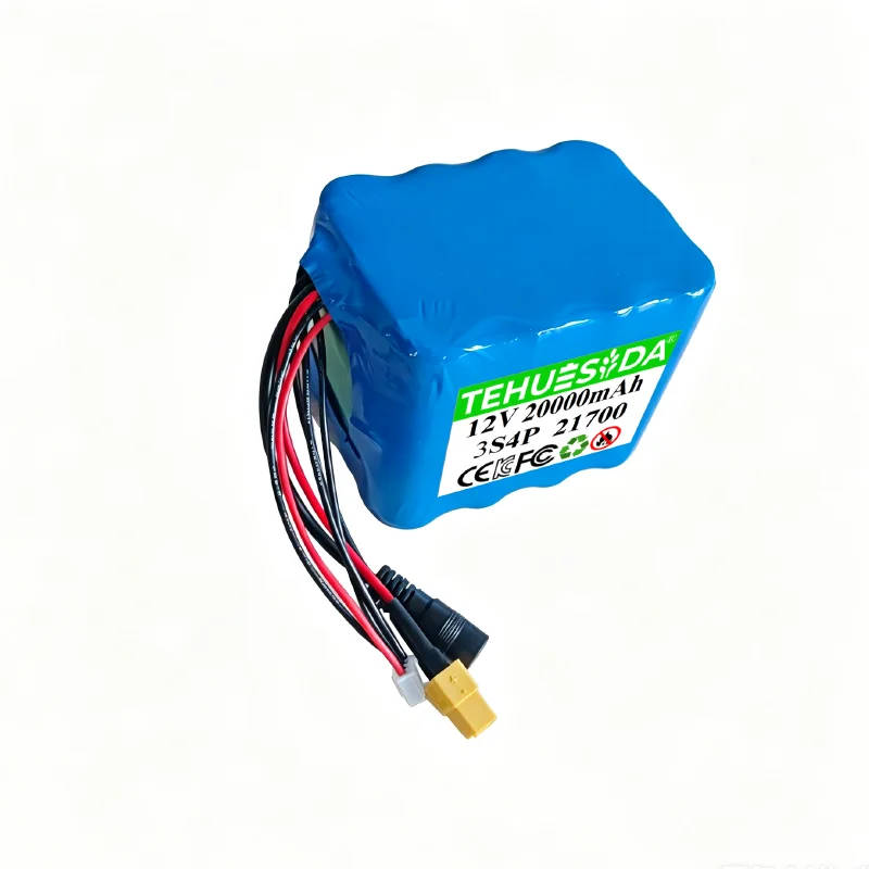 100% New Protection Large Capacity 12V 20Ah 21700  Lithium Rechargeable Battery Pack 12.6V 20000mAh Capacity