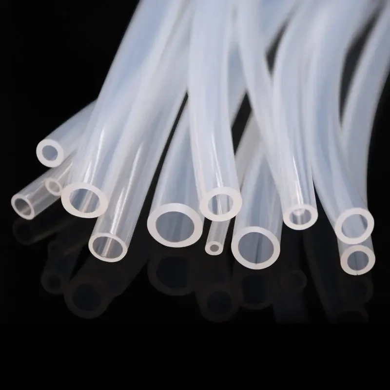 1M 5M 10M Food Grade Silicone Rubber Hose Transparent Flexible Silicone Tube Diameter 2 4 5 6 7 8 9 10 11 12 14 16mm Clear Tube