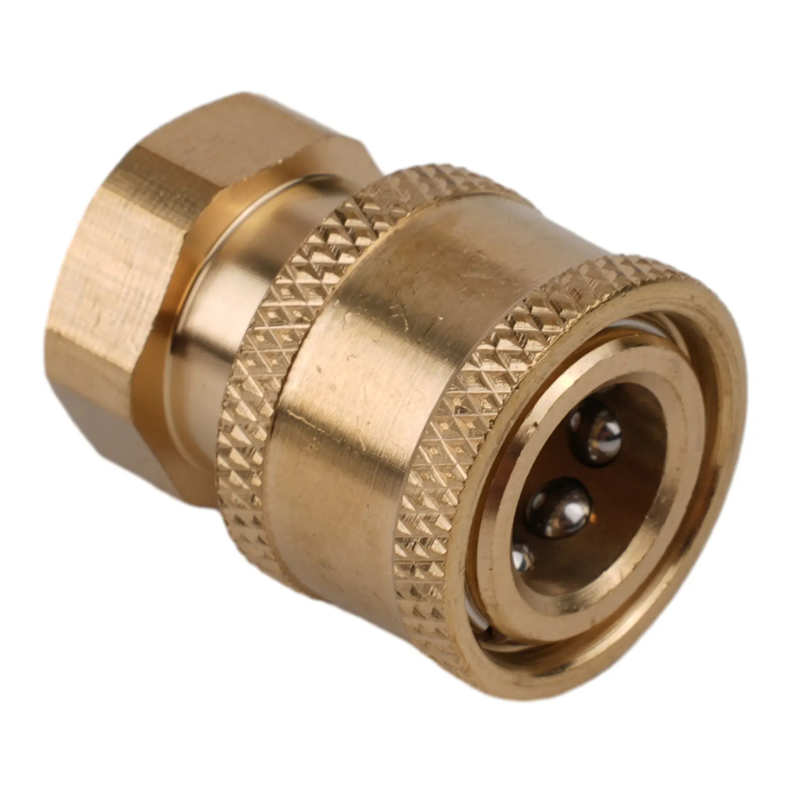 

1/4\\\\\\\\\\\\\\\" Pressure Washer Hose Adapter BSP1/4(G1/4) Female Connector Gasket Golden Quick Release New High Quality Sale