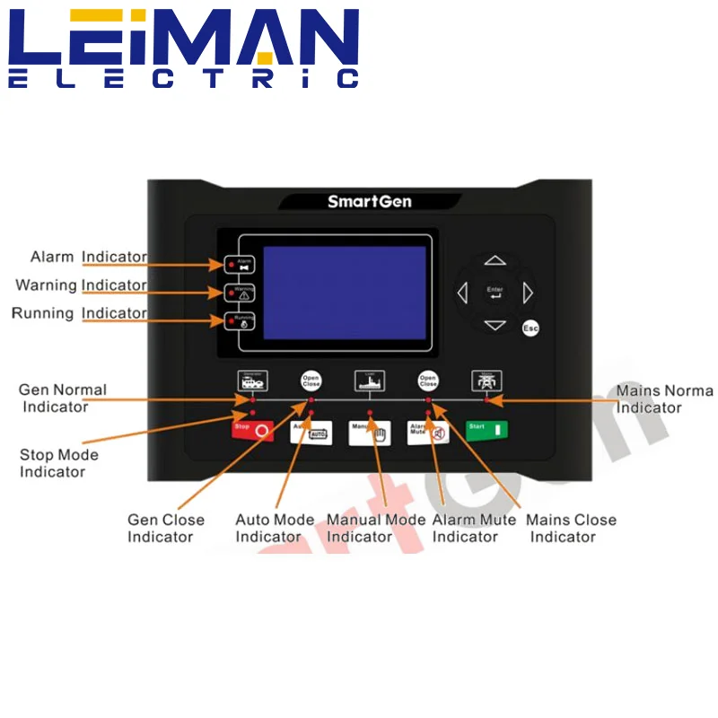 Smartgen HGM9520 Original Replace DSE8620 Diesel Generator Set Controller