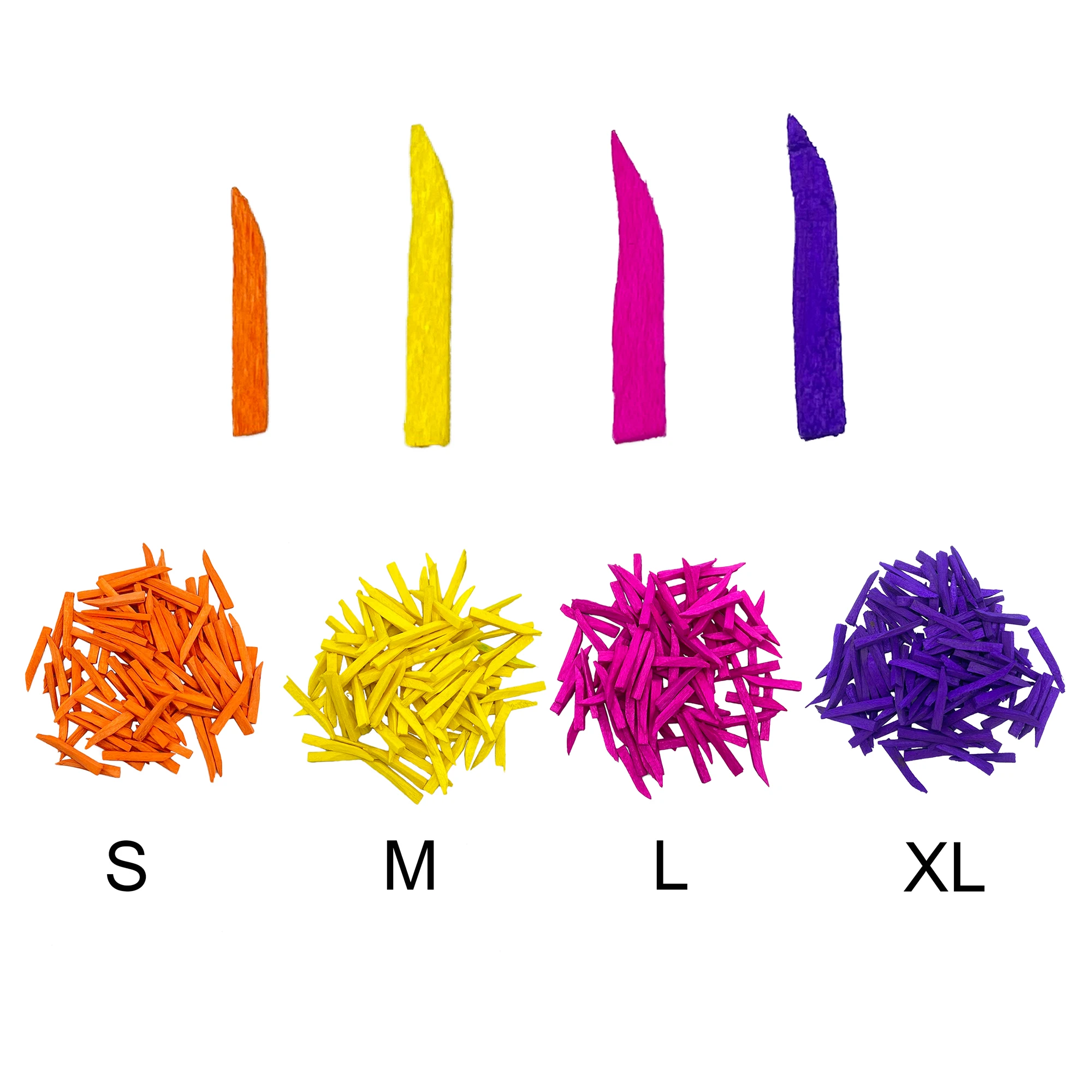 100Pcs Colorful Disposable Dental Wooden Wedges Interdental Composite Contoured Odontologia Materiais Dentistica for Dental Care