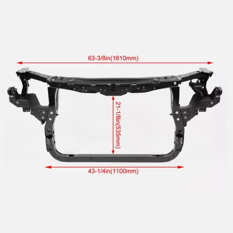﻿ 5156109aa para jeep grand cherokee 2011-2022 suporte de radiador de metal conjunto de núcleo de suporte de radiador de aço para carro ch1225239