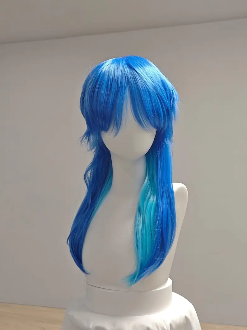 Aoba Hazen – perruque de jeu de rôle en Fiber synthétique, perruque de personnage d'anime, idéale pour les événements de cosplay