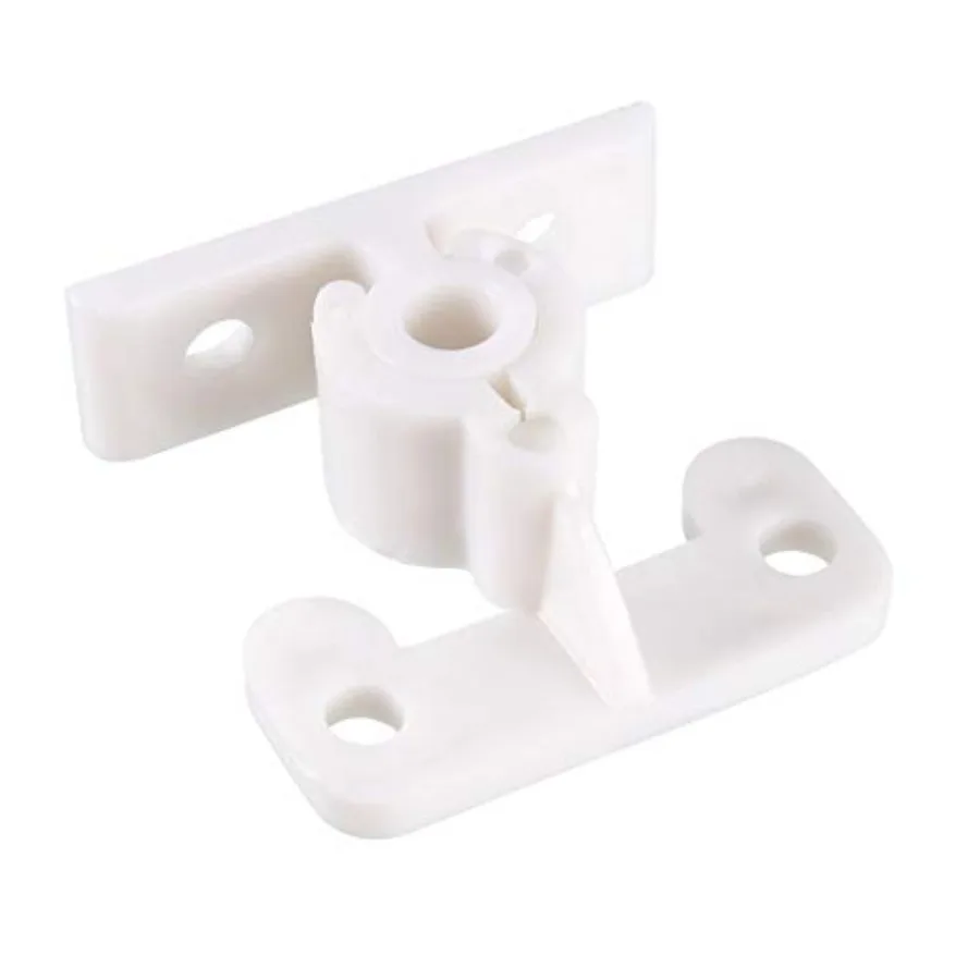 

uxcell Furniture Cabinet Door Plastic Friction Catch Non-Adjustable ABS Plastic White 10Pcs