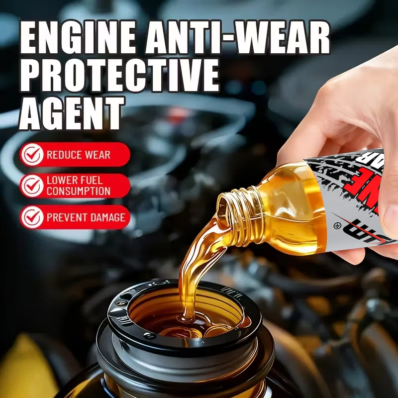 Engine Anti Wear Protective Agent Oil Additive Reduce Friction Prolong Life Noise Reduction Carbon Removal