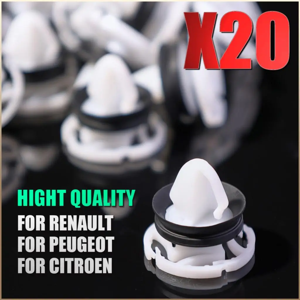 Car Door Interior Door Card Trim Clips Padding Mounting Fastener Retainers Clips For Peugeot Citroen Renault OE# 9345ZN 1007928