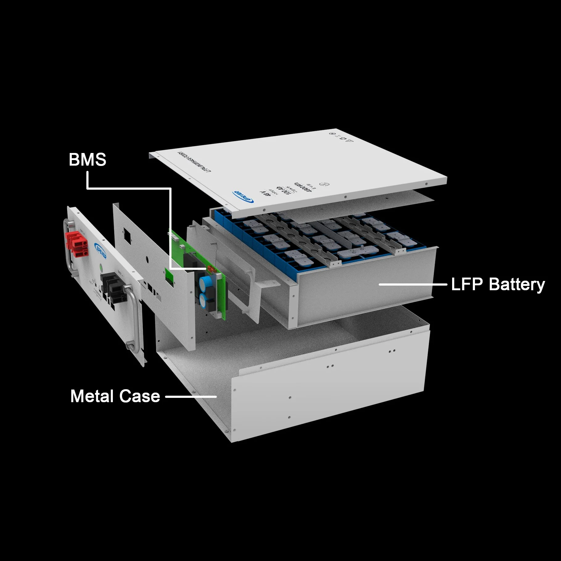 48v 100ah lithium battery EPever 4.8kwh Lifepo4 Lithium Ion Solar Battery