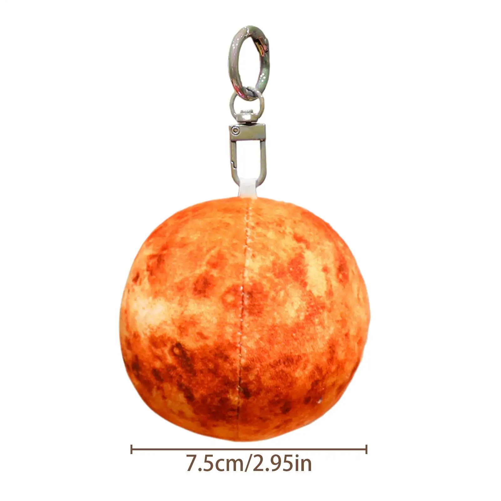 زخرفة النظام الشمسي 2.95 بوصة قابلة للتعليق محشوة النظام الشمسي أفخم كوكب الحلي لحقيبة اليد محفظة نسائية للعملات المعدنية محفظة المجوهرات