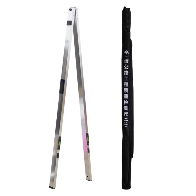 3M Aluminum Straight Edge Ruler, Road Surface Flatness Testing Gauge, High Precision Engineering Horizontal Measuring Tool