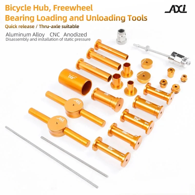 Bicycle Quick Release Thru Axle Hub Bearing Installation Removal Tool Bike XD DT350 Freehub Hub Body DT Ratchet Star Repair Tool