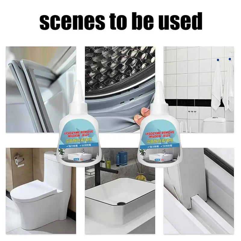 Gel Mold Remover Mold Removing Gel Mold Stain Remover Gel Home Remover Gel Fast Dirt Cleaner For Bathroom Grout Front Loader