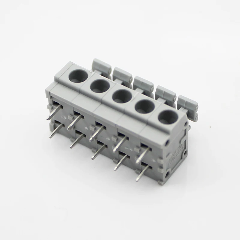 100PIN DG235 5.0mm KF235 PCB SPRING TERMINAL BLOCKS 2 3 4PIN SCREWLESS CONNECTOR PHOENIX CONTACT WAGO235-4XX MWX211