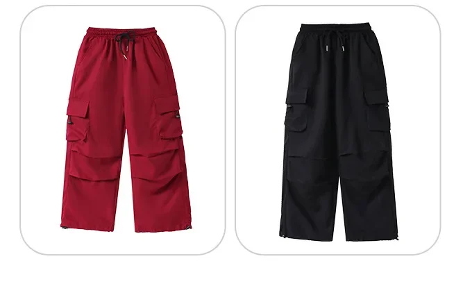 Kinder Hip-Hop Street Dance Outfit Set Jungen Mädchen Bühnenkostüm Trendige Ärmellose Weste Modenschau Partykleidung – Detail 11