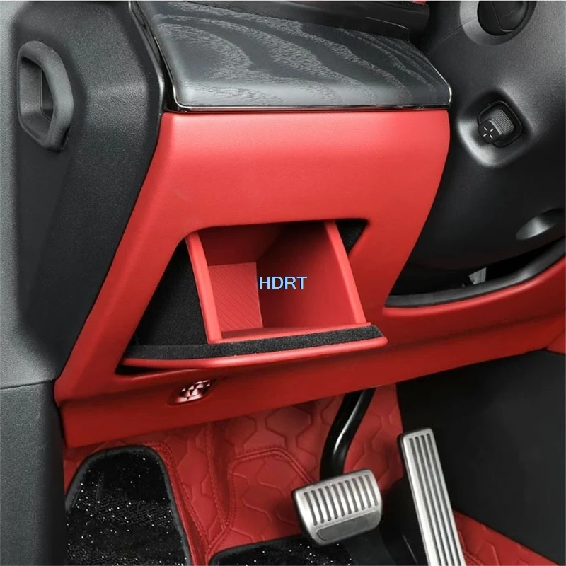 For Geely Zeekr 8X 2026 + Car Front Driver Instrument Side Storage Box Dust Proof Pad Container Organizer Tray Cover Accessories