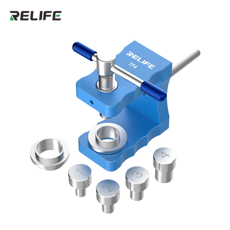 RELIFE TF4 Rear Cam era Framer for iPho ne Replacement of Rear Cover Glass Dismantling Frame Rear Came ra Fixture Repair Tools