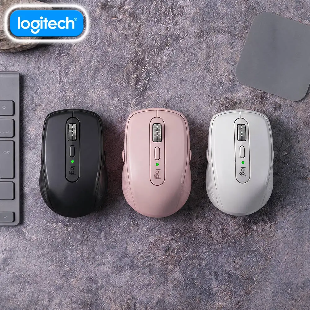 Logitech MX Anywhere 3S Mouse - 8K DPI, MagSpeed Scroll, Silent Click, Multi-Device, Pet Shop & Supply Inventory System