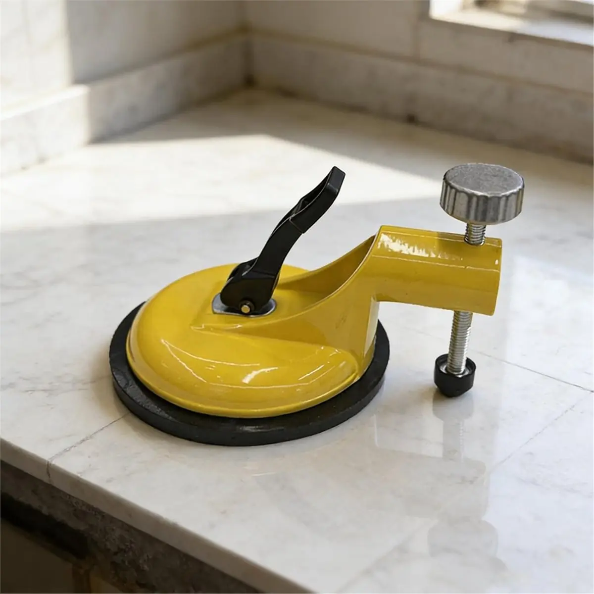 2pcs Adjustable Height Setter-Floor Gaps Fixer Tool, Suction Cup Level Adjustable Screw Scale Knob Tile Leveling Tool