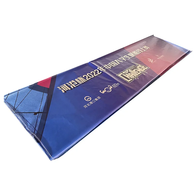 Bandeira Personalizada em Cetim com Estampa para Esportes ao Ar Livre com Ilhoses de Latão, Bandeira Personalizada com Logotipo da Empresa para Decoração de Festas