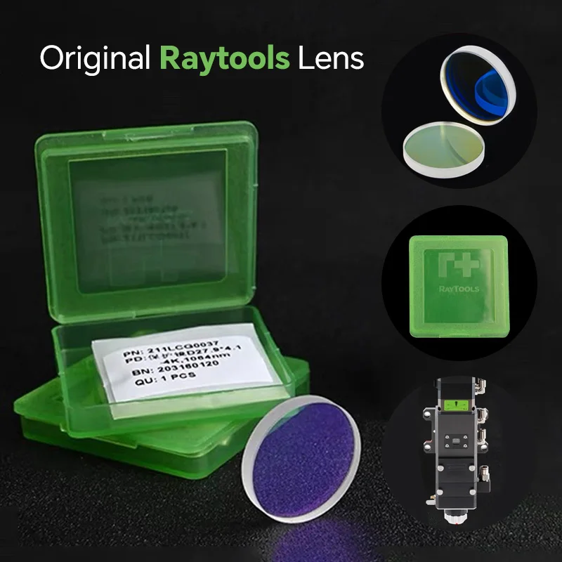 Raytools Originallinse 27,9x4,1mm 50/100 Stück Großhandel Laserschutzlinse für BT210S BT220 BT240S BM110 Laserschneidkopf – Detail 2