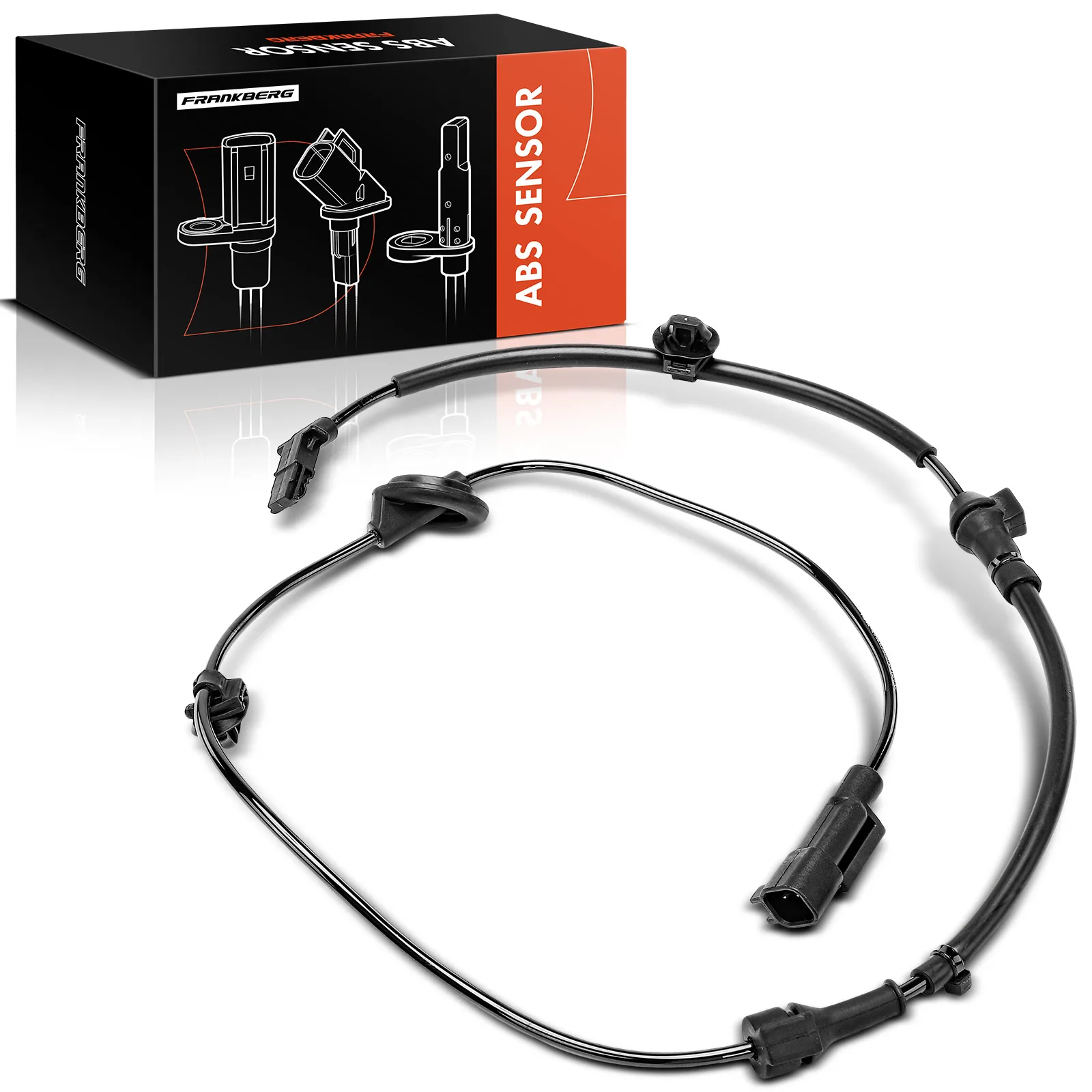 Frankberg 1x ABS-sensor achteras rechts voor Mitsubishi ASX GAW ASX Van 1.6L 1.8L 2.3L Bj vanaf 2012 4670B418 4670A840
