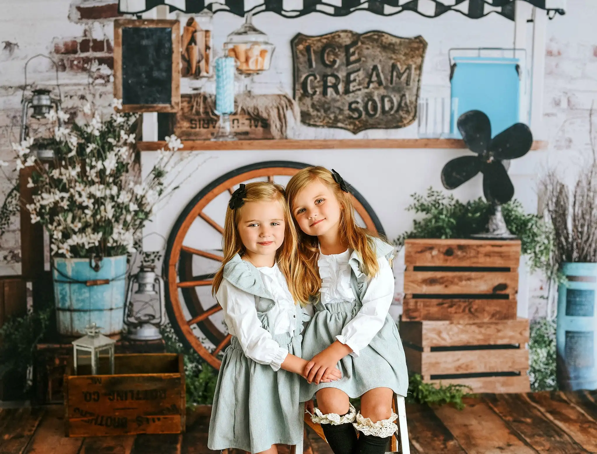 كريم صودا الأحلام الخلفيات للأطفال والكبار ، كعكة سحق الدعائم ، عيد ميلاد التصوير الفوتوغرافي ، الآيس كريم العربة الخلفية #3