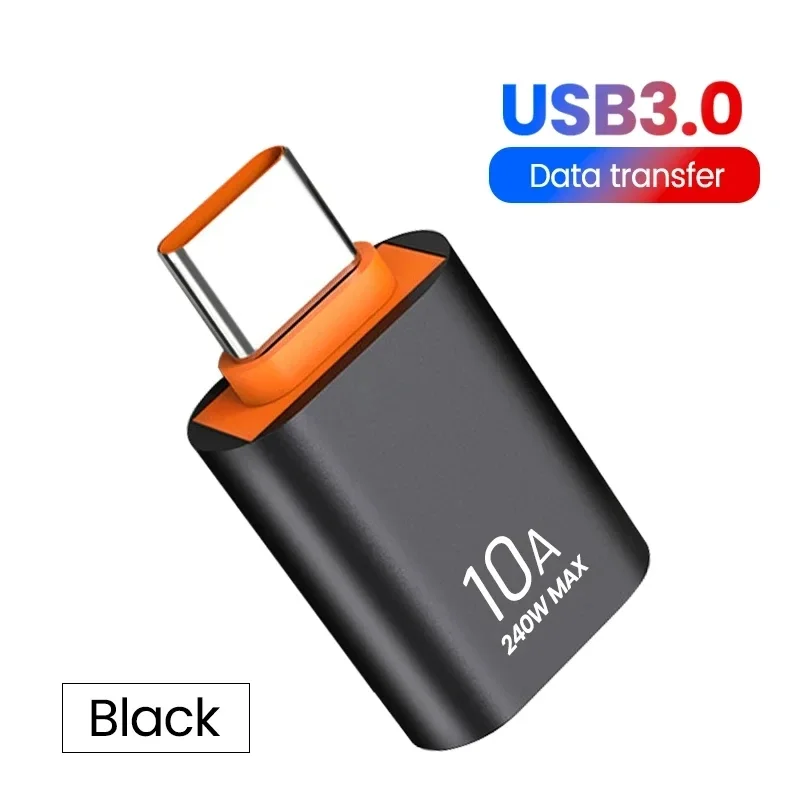 10A USB A To USB C OTG Adapter Type C to USB Converter USB 3.0 Adapter For Xiaomi 14 MacBook USB To Type C OTG Connector image 3