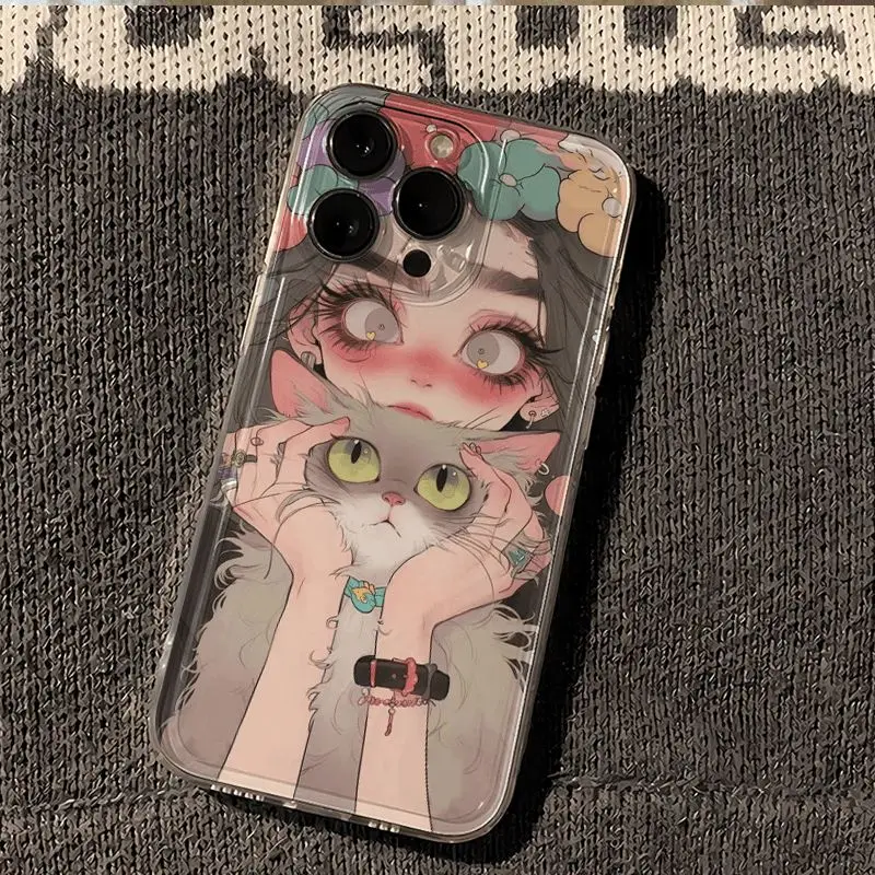 Y2K funda de teléfono Original para OPPO A3, A60, A57, A38, A79, A58, A98, A5, F9, F11, A94, A92, A76, A73, A54, A53, A31, A15 Pro, 5G