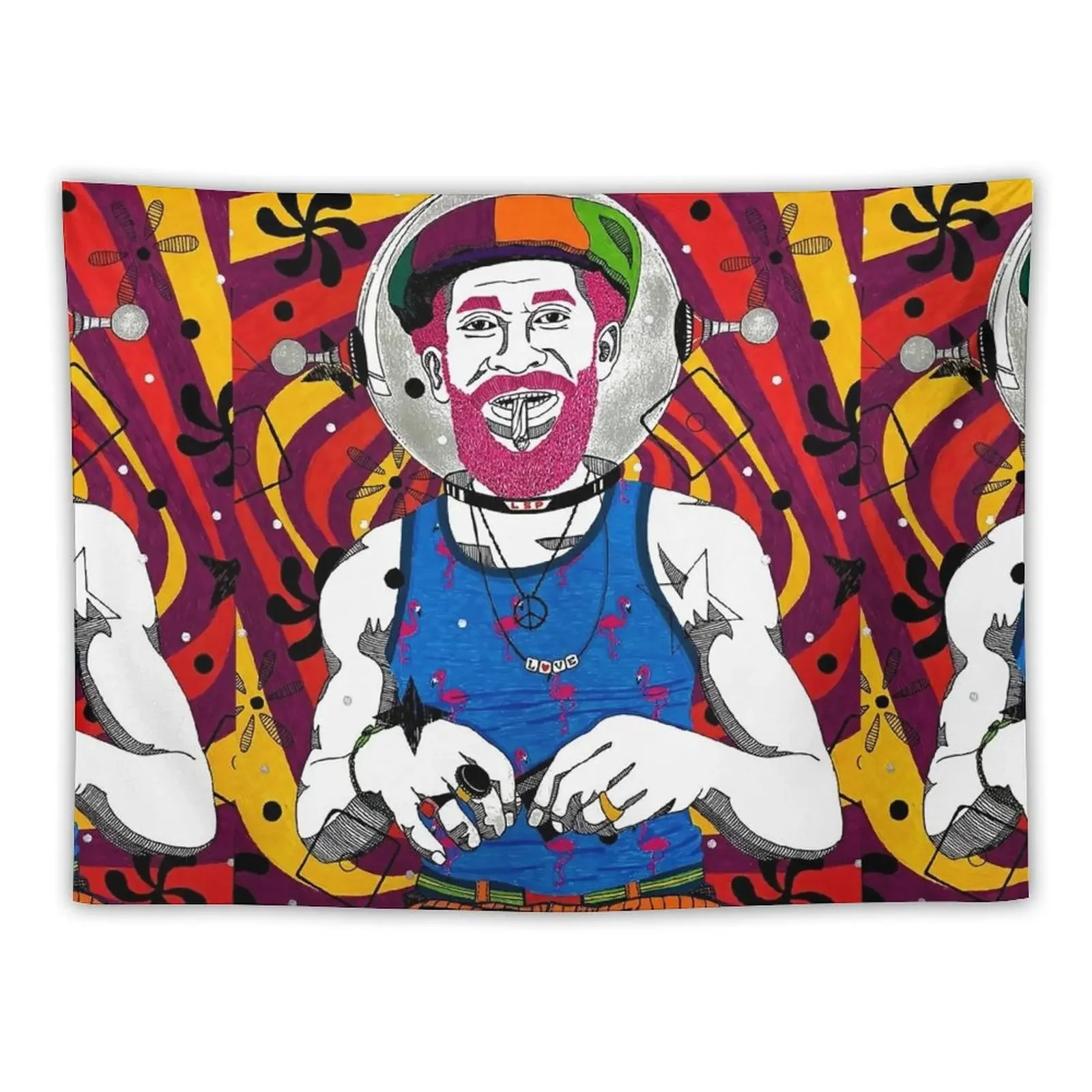 

Lee Scratch Perry Astronaut Tapestry House Decor Home Decorations Decorative Wall Murals Tapestry