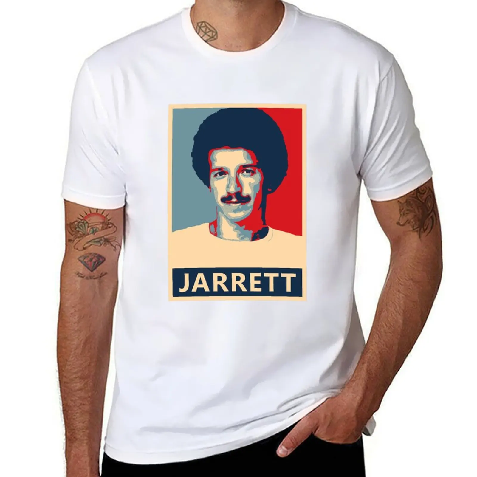 

Keith Jarrett Hope Poster - Sizes of Jazz History T-Shirt t shirts cotton 100% t shirt man plain T-shirt