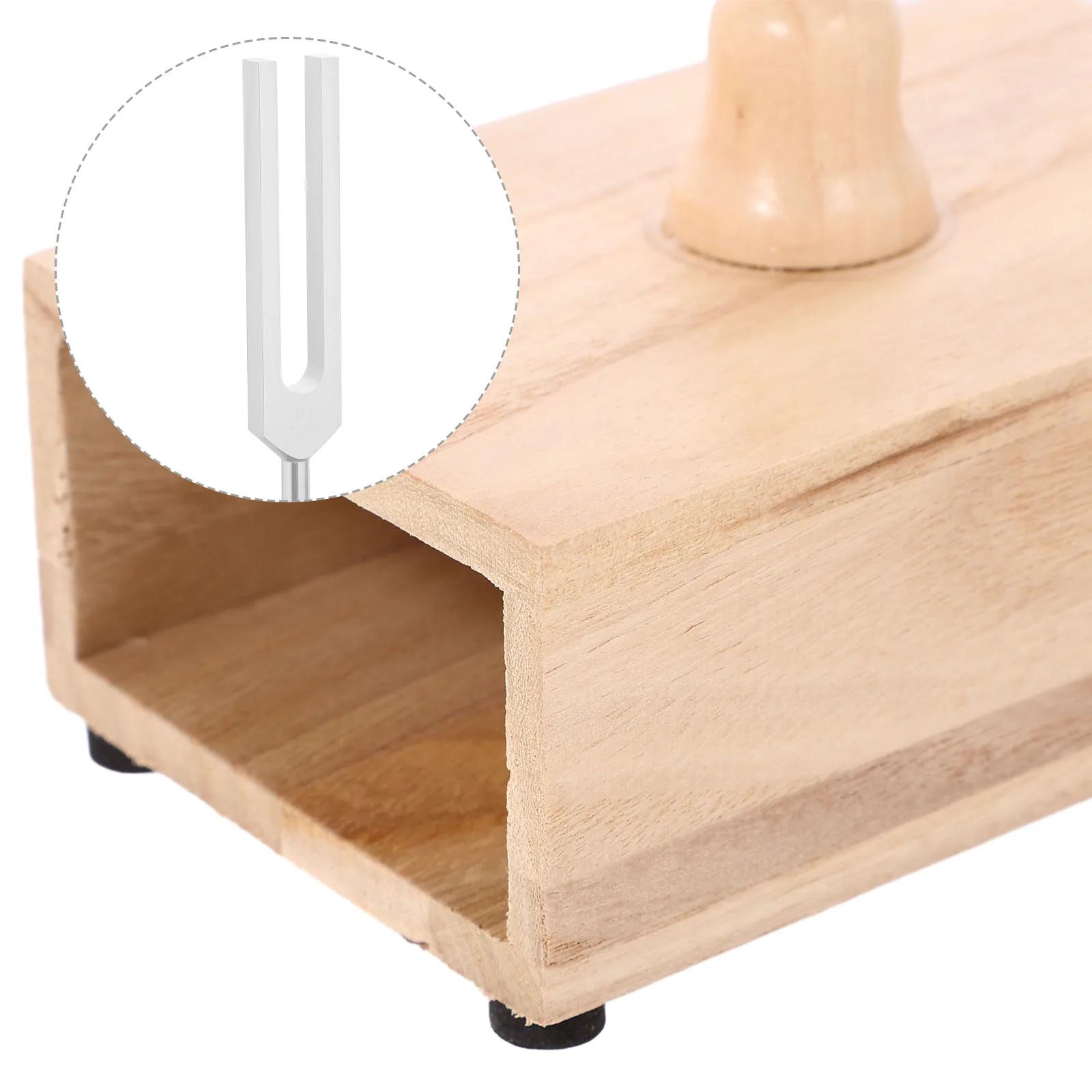 

1 set 1 Set 528Hz Tuning Fork Healing Kit Aluminum Alloy Wood Resonator Sound Therapy Meditation Tool Wooden Resonance Box Set