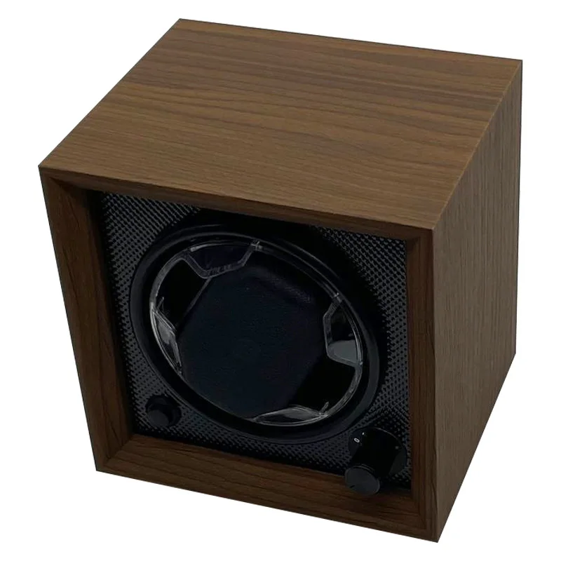 Watch Winder For Automatic Watches, Wooden Automatic Watch Winder Box With Flexible Pillow And LED Atmosphere Lamp Watch Winder