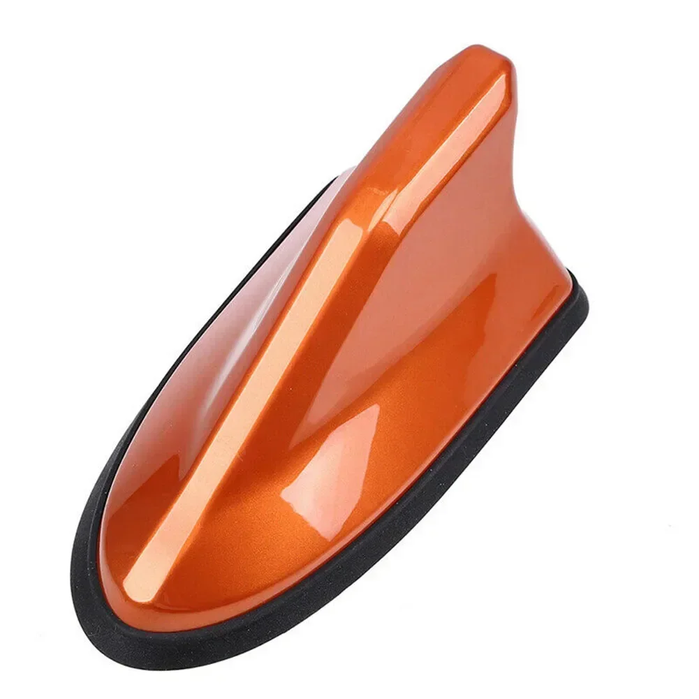 1x Universele Auto Antenne Cover Waterdicht Am/Fm Sterk Signaal Antenne 163X78X66Mm Oranje Voor De Meeste Auto Externe Accessoires