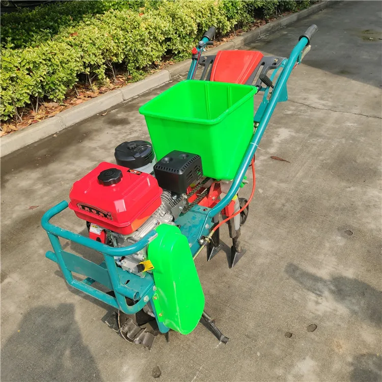 Factory Supply Hand Push Small Manual Peanut Soybean Corn Seed Planter