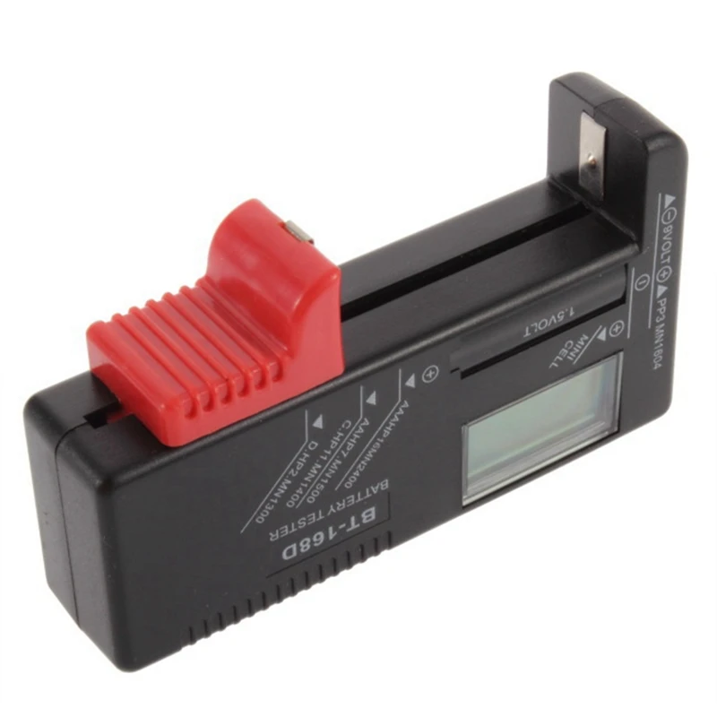 1 PCS Digital Battery Tester Battery Capacity Tester BT168D Tester For AA/AAA/C/D/9V/1.5V Battery