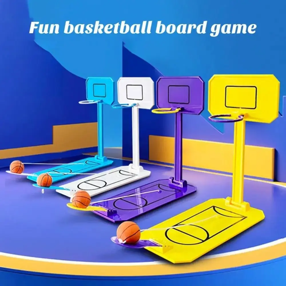 Easy to Install Basketball Hoop Tabletop Basketball Game Table Game Foldable Stress Relief Toy Creative Mini Children Toy