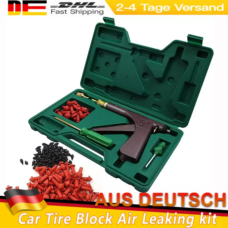 Kit de réparation professionnel de crevaison de réparation de pneus sans chambre à air de vélo automatique pistolet de réparation de pneus sous vide Kit de fuite de réparation de pneus de moto de