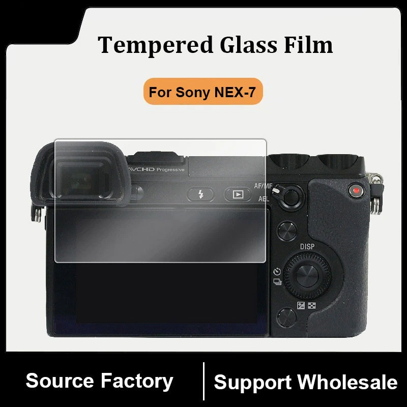 Camera Tempered Glass Film LCD Screen Protector For Sony NEX-7 NEX-6 NEX7 NEX6 NEX 7 NEX 6 NEX 5