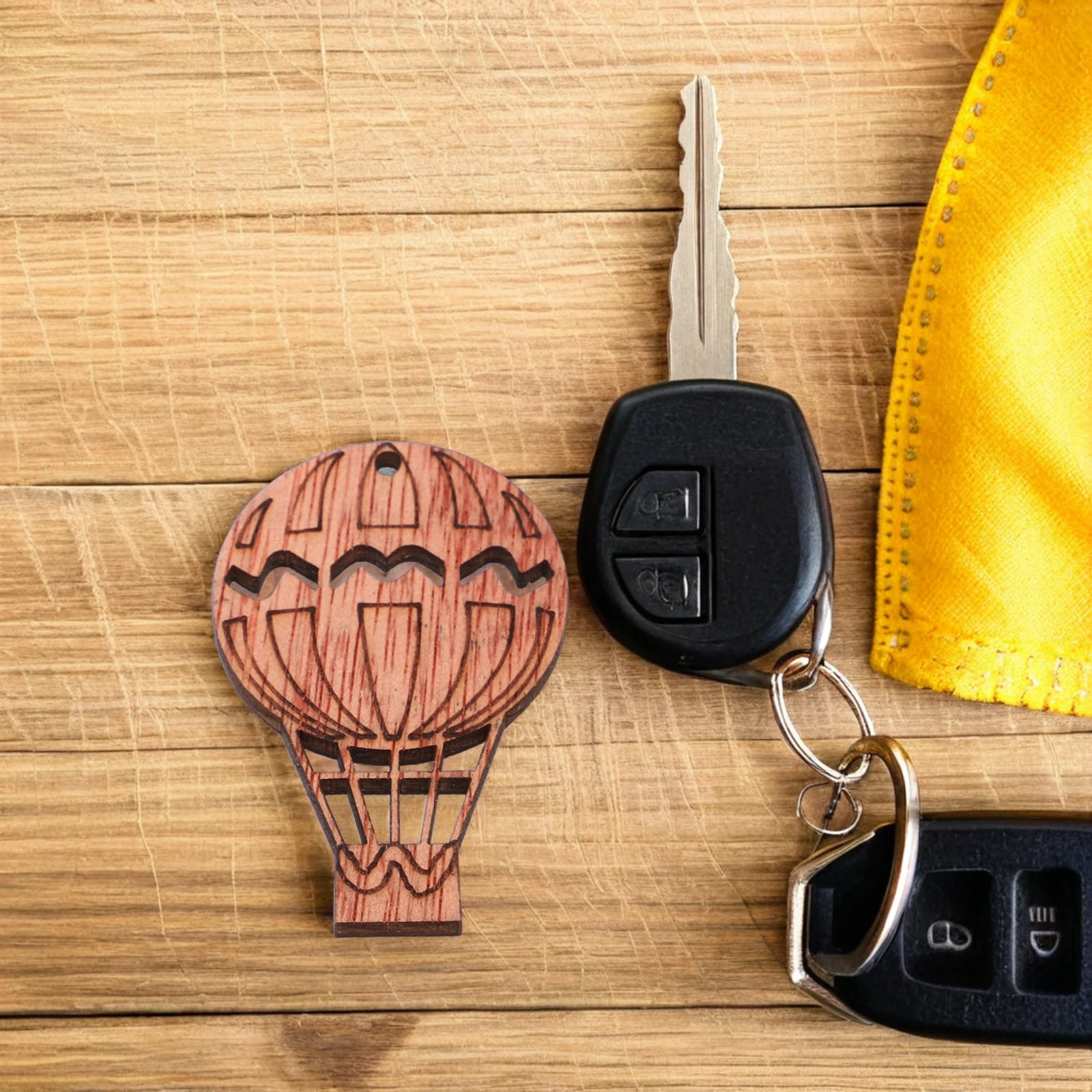 

20pcs Wooden Hot Air Balloon Ornaments Unfinished Craft Cutouts Natural Diy Decor For Home Party Travel Souvenirs Hanging Plant