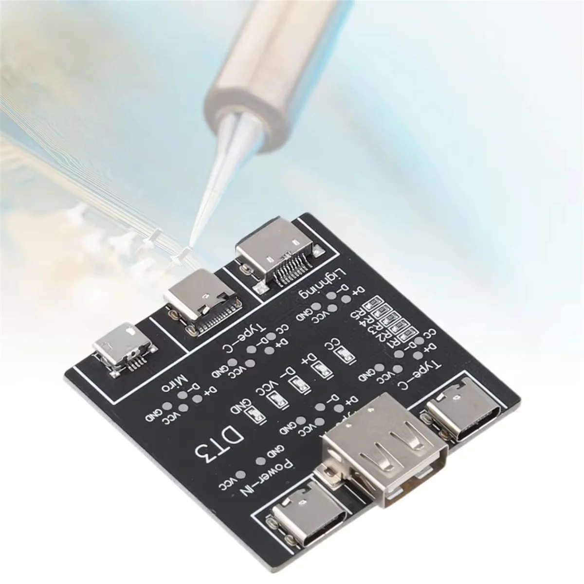 ABLG DT3 Data Cable Detection Board USB Cable Tester USB Type-C Data Cable Inspection Board USB Cable Checker