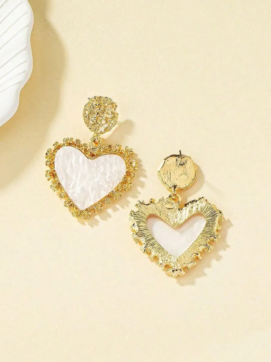 

Heart Shape Drop Earrings For Women Romantic Valentines Day Jewelry