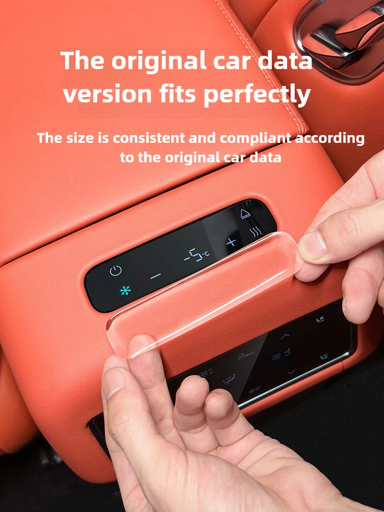 For BYD Sealion 8 Tang L Refrigerator Adjustment Panel Protector Scratch-resistant Clear Glue Material