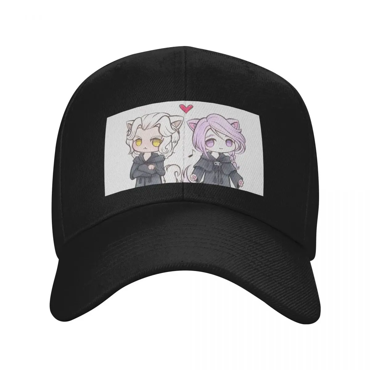 FFXIV Emet-Selch Hythlodaeus Hades Hythades Hythemet Cats Baseball Cap Fishing cap Designer Hat Caps Male Women's