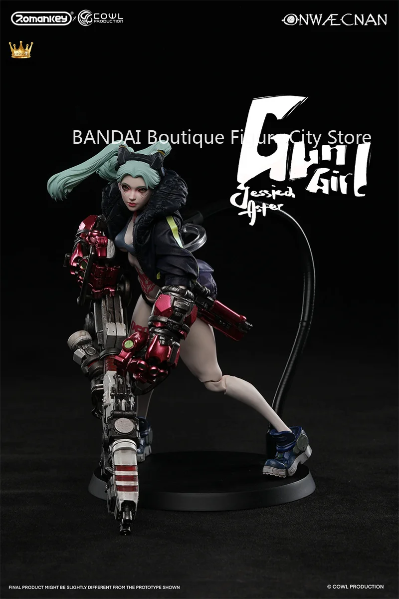 Romankey X VTOYS 1/12 The Wo Series First Bullet Gun Girl Rebecca with Eye Movement Full Set For 6