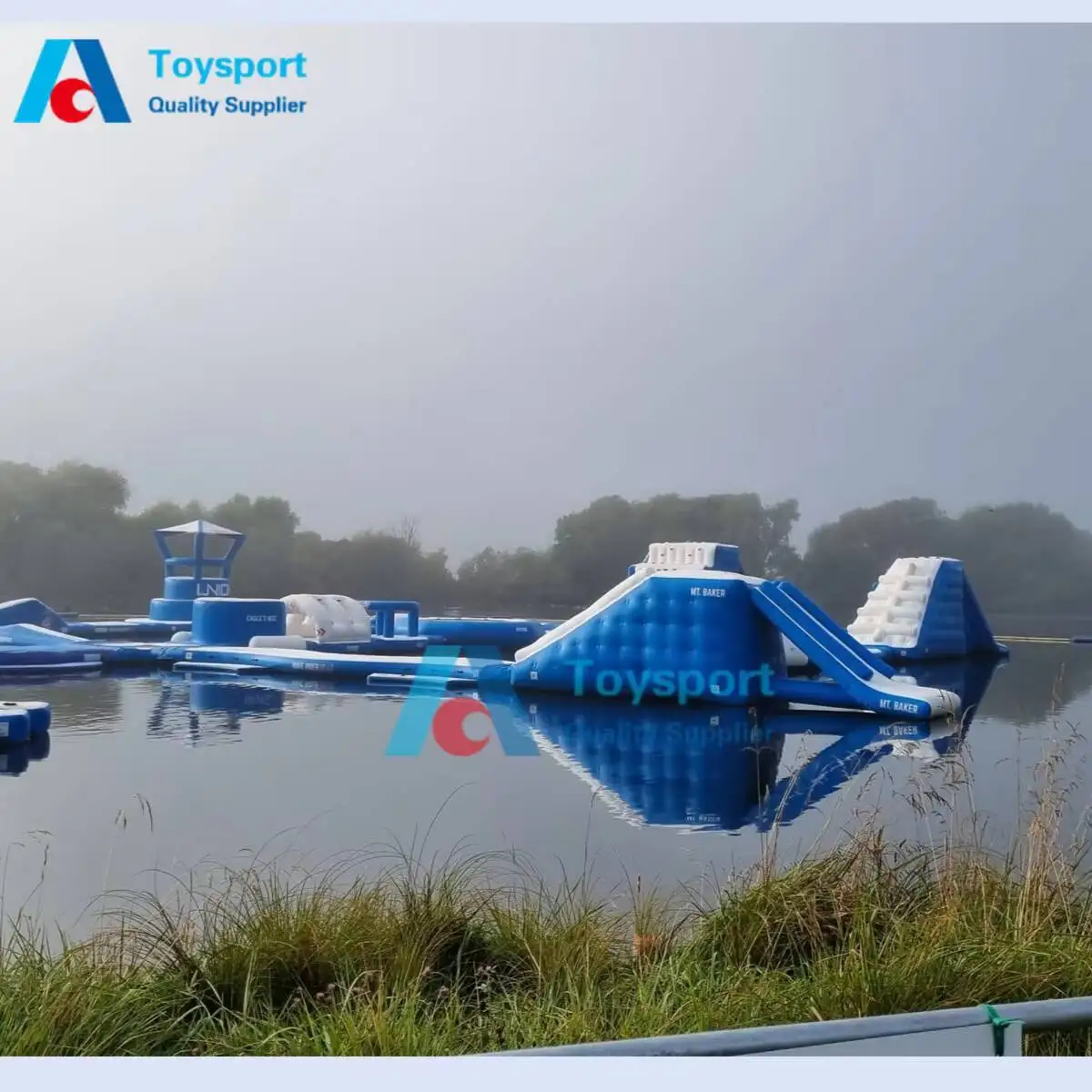 ree Custom Size Aqua Lake Pool Sea Use Inflatable Water Park For Kids And Adults