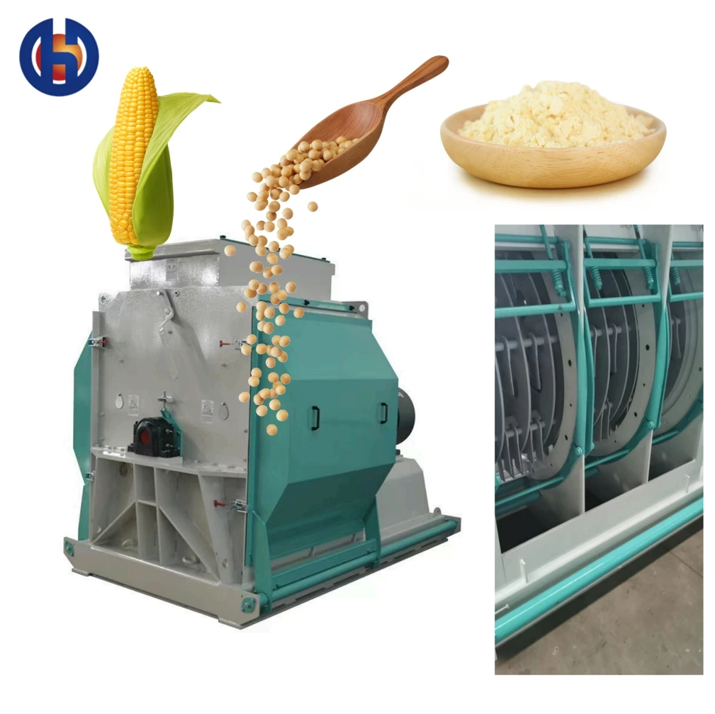 High Productivity Hammer Mill Machine for Poultry Farms Factory-Recommended for Grinding Corn Barley Feed Pellets-Brand New