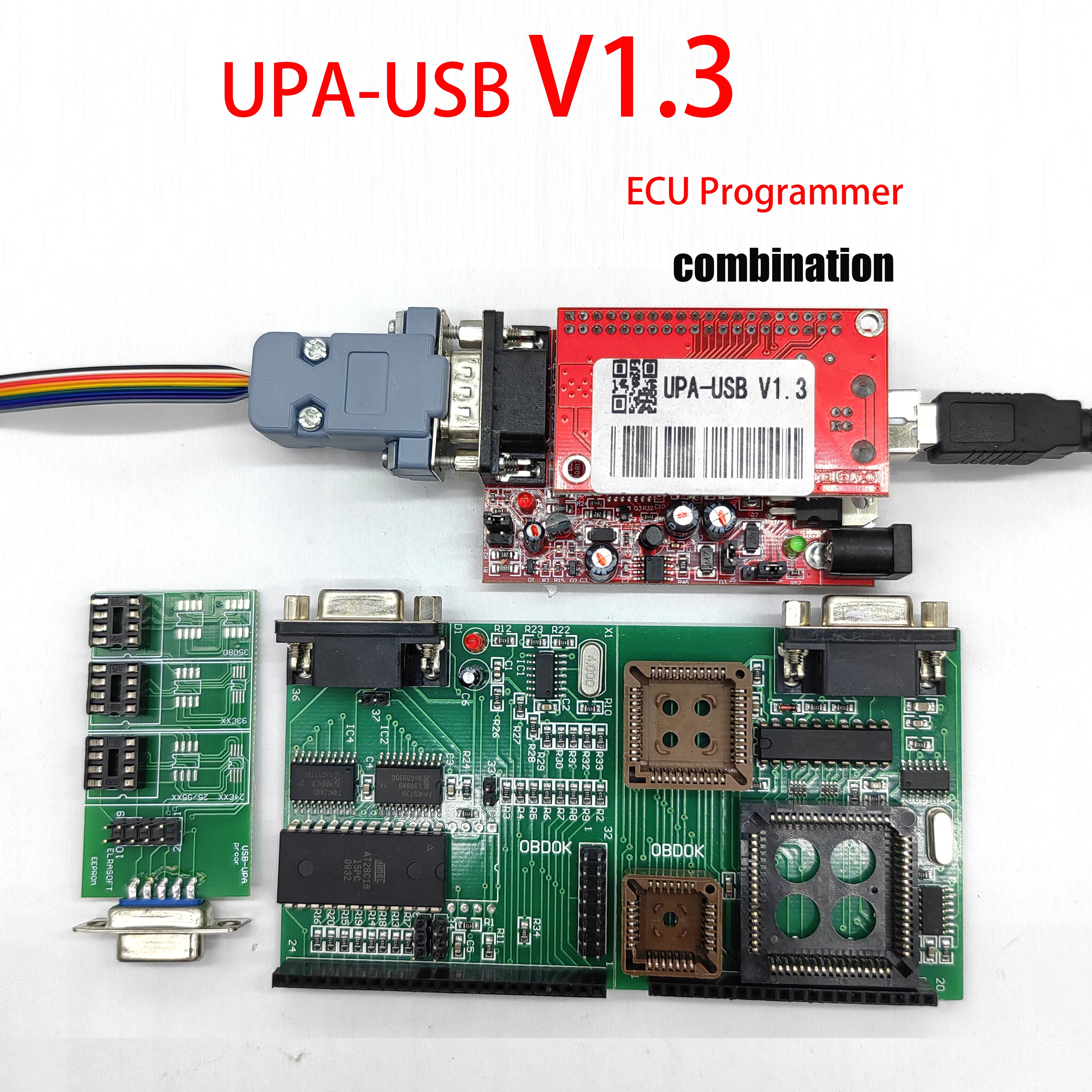 

UPA-USB V1.3 Automotive ECU Programmer Jumper Connector Cable TMS NEC Eeprom Adapter ECU Chip Tunning New Combination