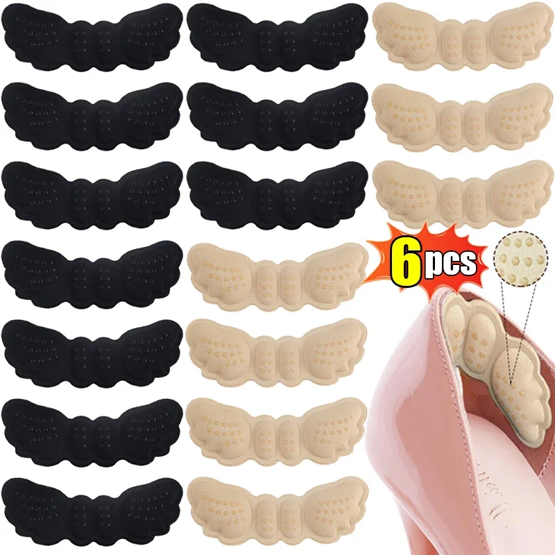 

3pairs Wing Heel Stickers for Women Adjust Size Inserts Shoe Pads Foot Care Protector Adhesive Back Sticker Insoles Patch