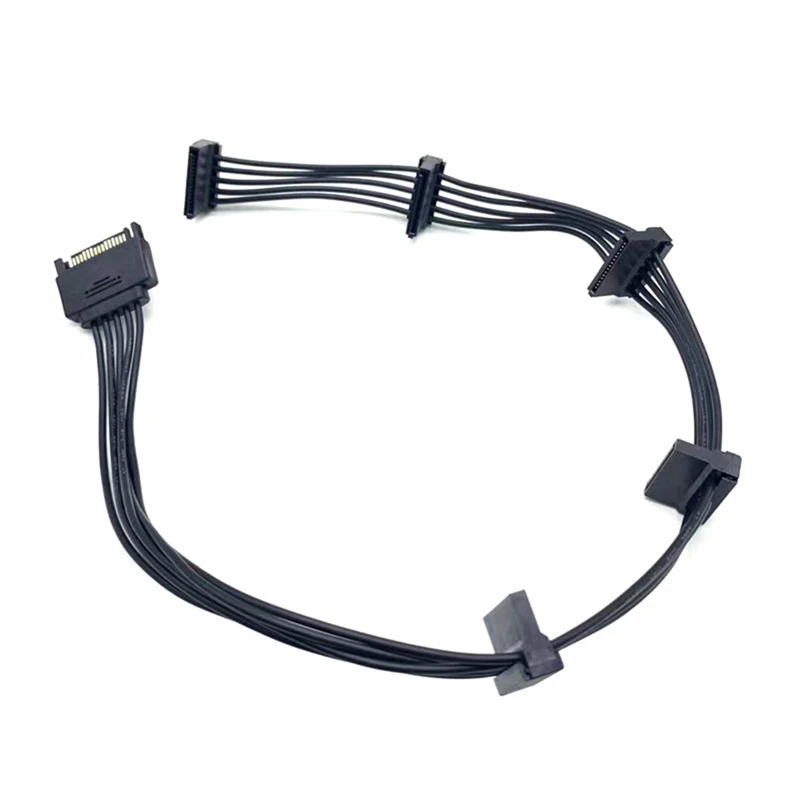 SATA 15Pin 1 To 5 SATA Portable Hard Drive Power Line Hard Disk Expansion Line Hard Disk Expansion Power Line