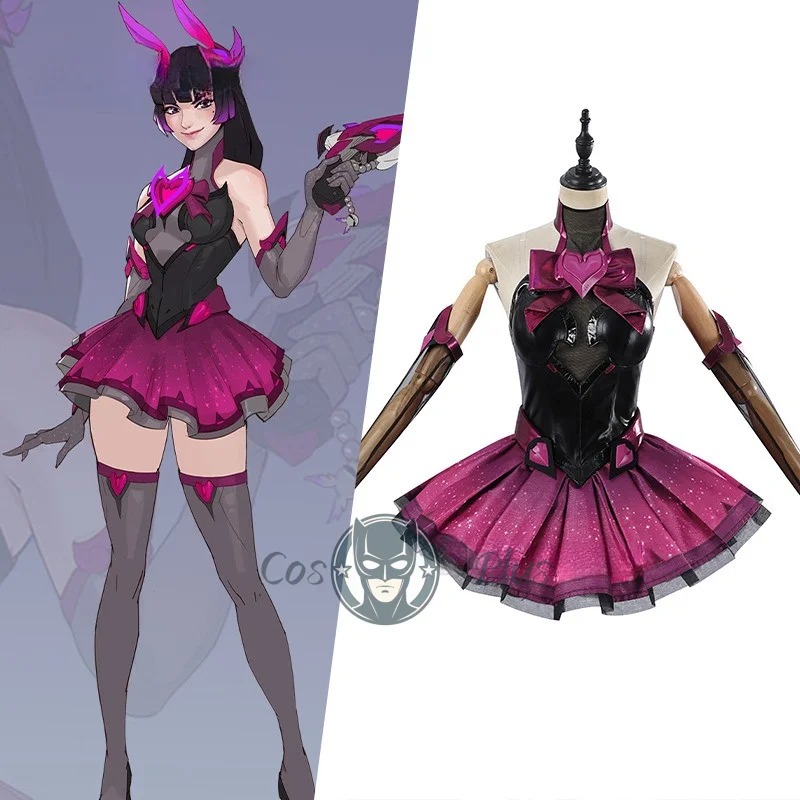 

DVA Magical Girl Game Outfit Dress Cosplay Costume Halloween
